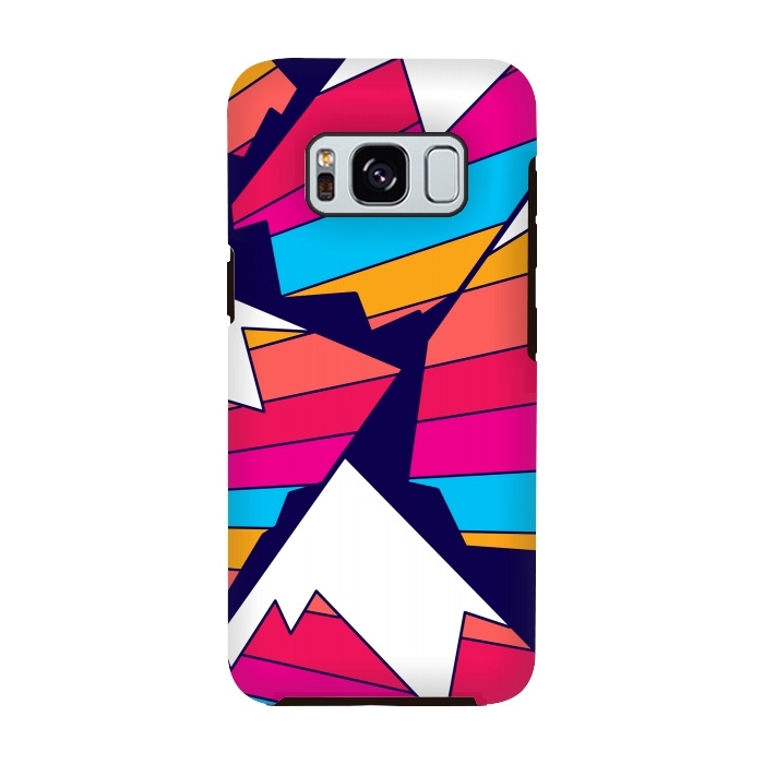 Galaxy S8 StrongFit Mountains of many colours by Steve Wade (Swade)