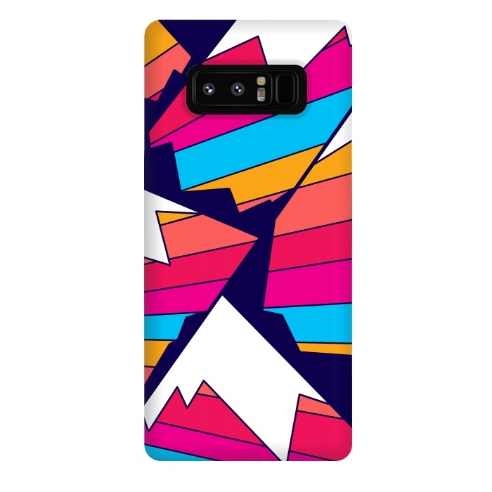 Galaxy Note 8 StrongFit Mountains of many colours by Steve Wade (Swade)