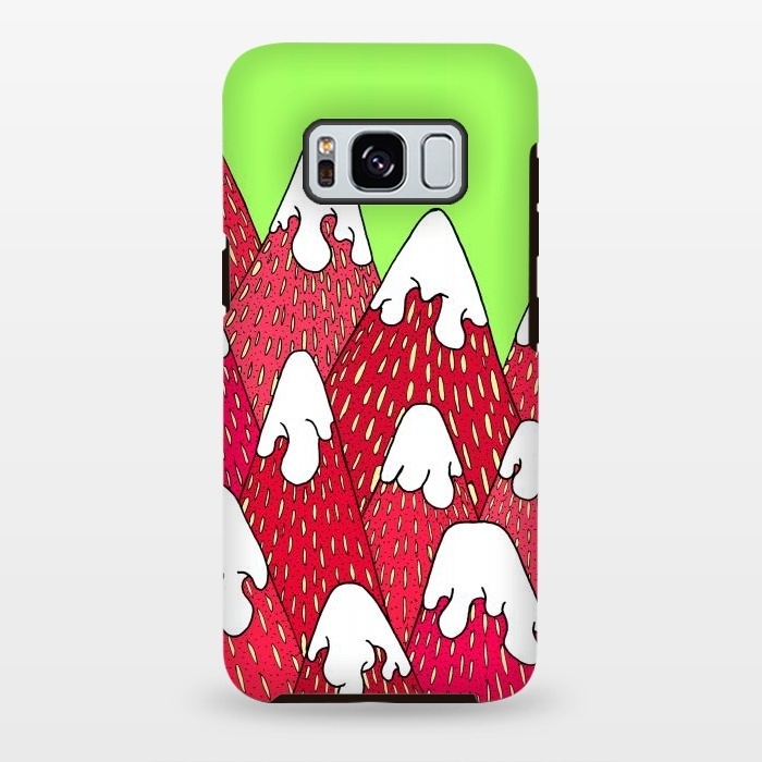 Galaxy S8 plus StrongFit Strawberry Mountains by Steve Wade (Swade)