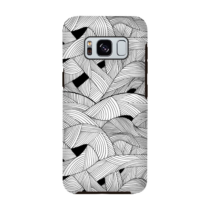 Galaxy S8 StrongFit The Tangled Waves by Steve Wade (Swade)