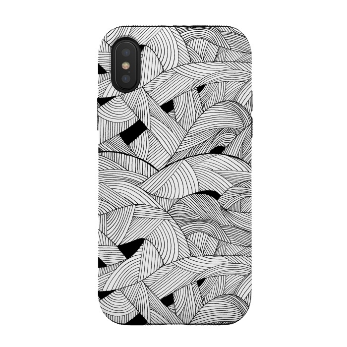 iPhone Xs / X StrongFit The Tangled Waves by Steve Wade (Swade)