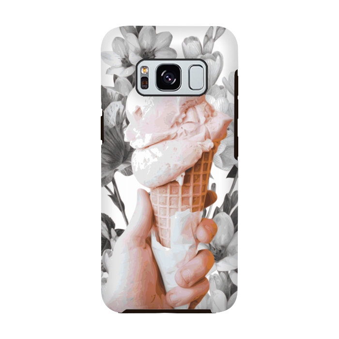 Galaxy S8 StrongFit Floral Ice-Cream by Zala Farah