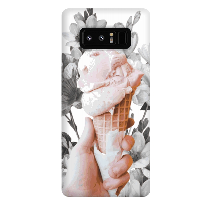 Galaxy Note 8 StrongFit Floral Ice-Cream by Zala Farah