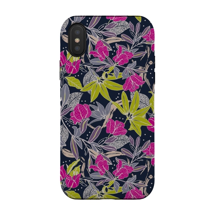 iPhone Xs / X StrongFit Vibrant nature by Mmartabc