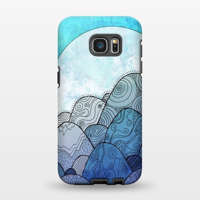 Galaxy S7 EDGE StrongFit Blue Sky Rocks by Steve Wade (Swade)