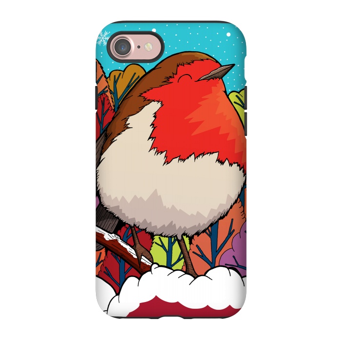 iPhone 7 StrongFit The Big Red Robin by Steve Wade (Swade)