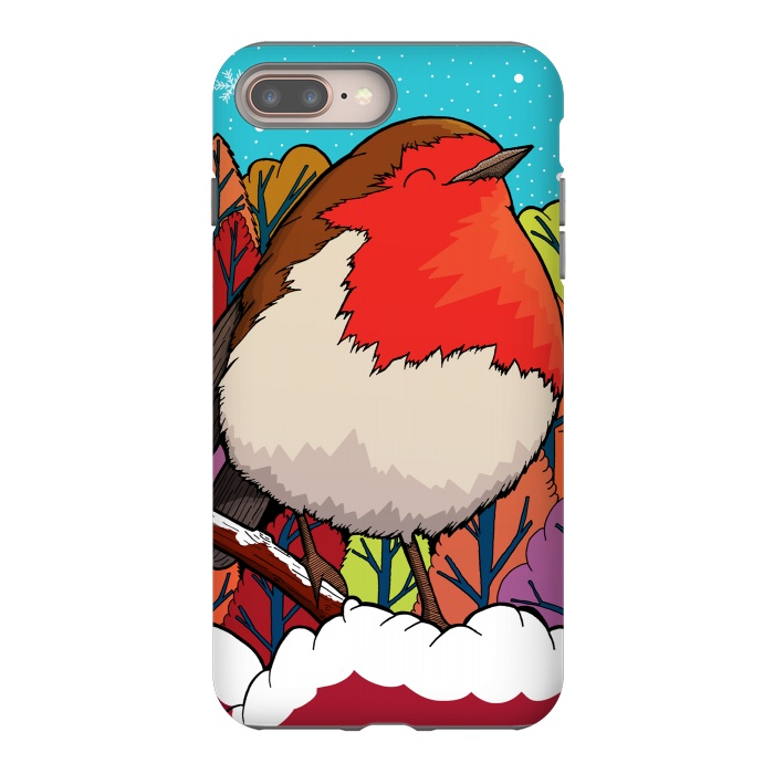 iPhone 7 plus StrongFit The Big Red Robin by Steve Wade (Swade)