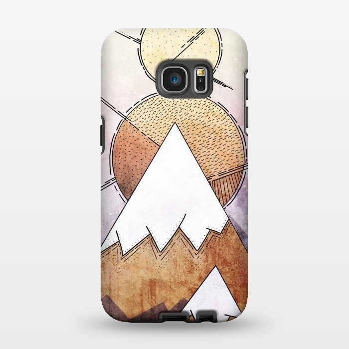 Galaxy S7 EDGE StrongFit Metal Mountains by Steve Wade (Swade)