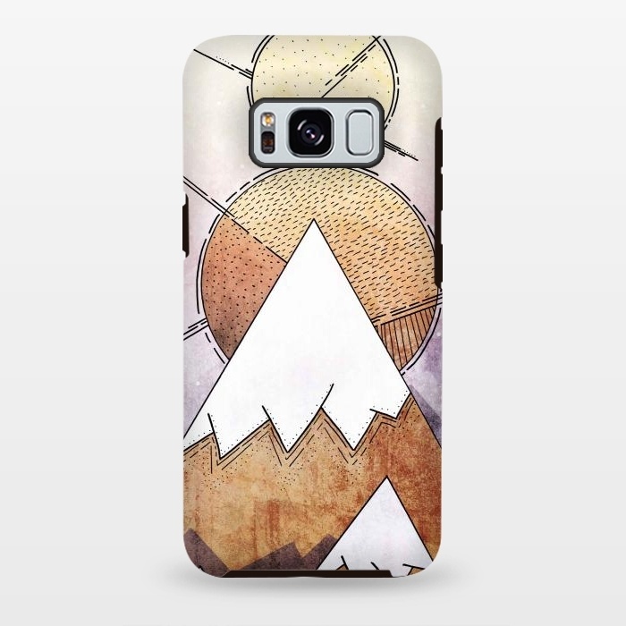 Galaxy S8 plus StrongFit Metal Mountains by Steve Wade (Swade)