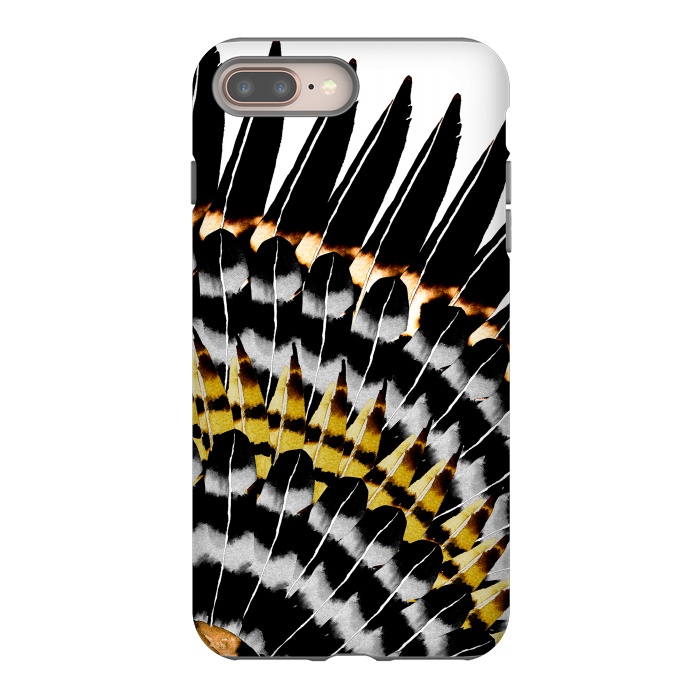 iPhone 7 plus StrongFit Feather Fringe by Amaya Brydon