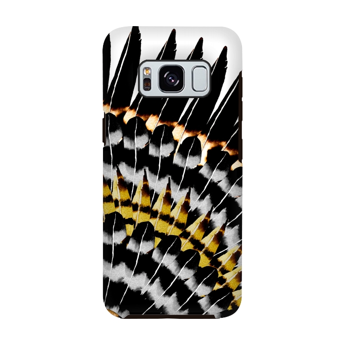 Galaxy S8 StrongFit Feather Fringe by Amaya Brydon