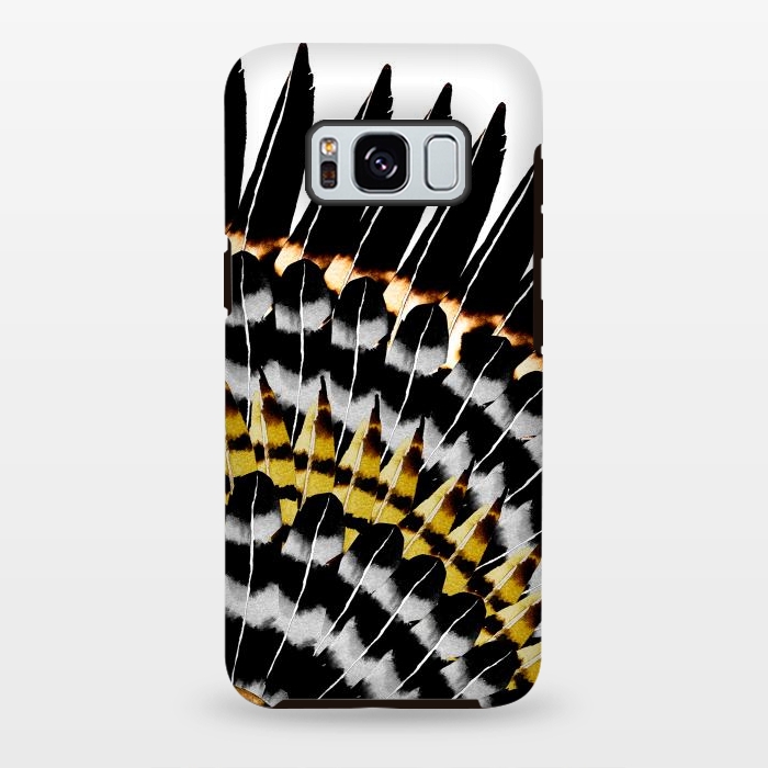 Galaxy S8 plus StrongFit Feather Fringe by Amaya Brydon