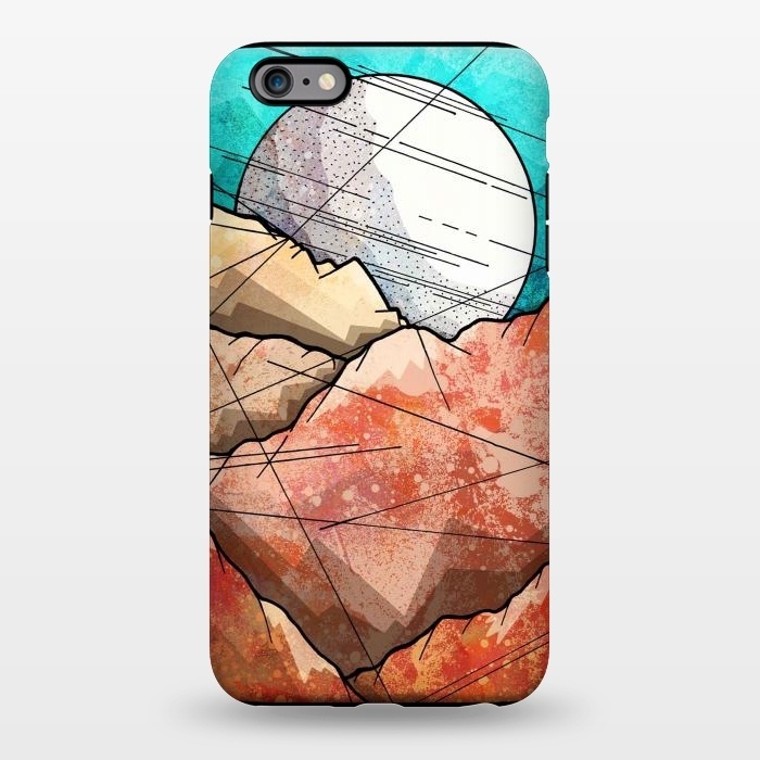 iPhone 6/6s plus StrongFit Copper rocks under the moon by Steve Wade (Swade)