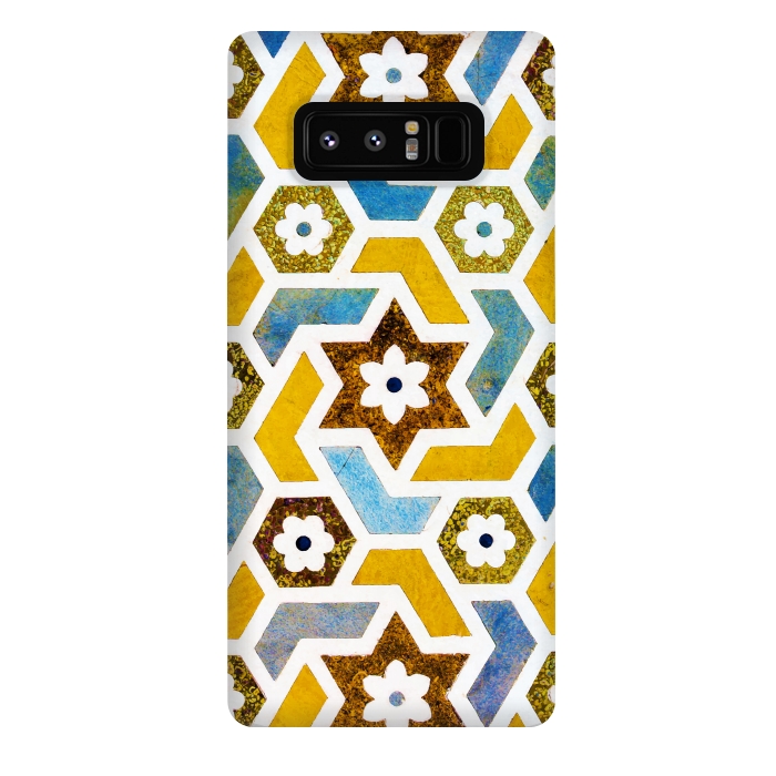 Galaxy Note 8 StrongFit Moroccan Bliss by Uma Prabhakar Gokhale