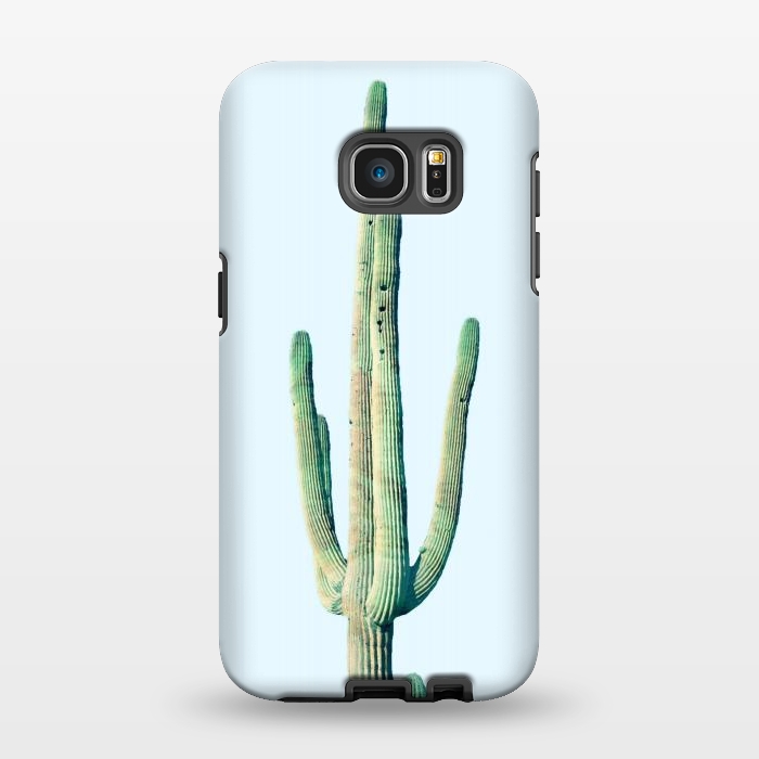 Galaxy S7 EDGE StrongFit Loner Cactus by Uma Prabhakar Gokhale
