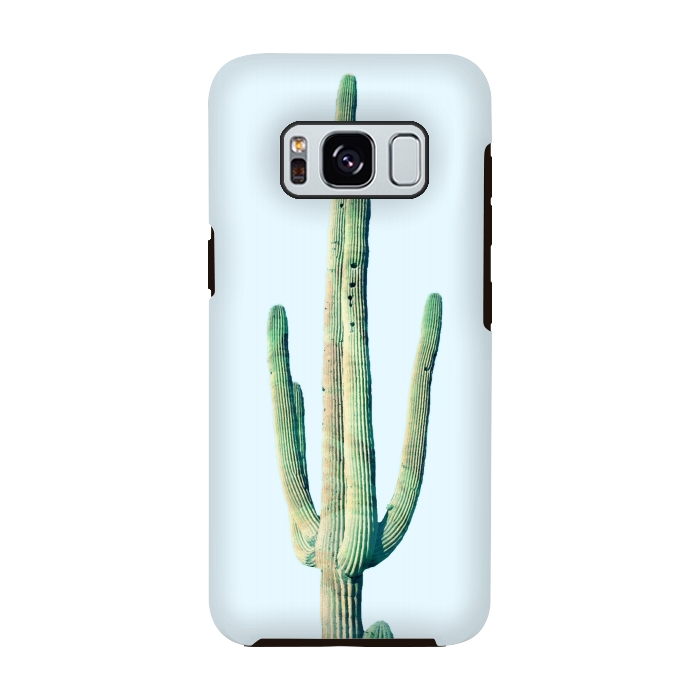 Galaxy S8 StrongFit Loner Cactus by Uma Prabhakar Gokhale