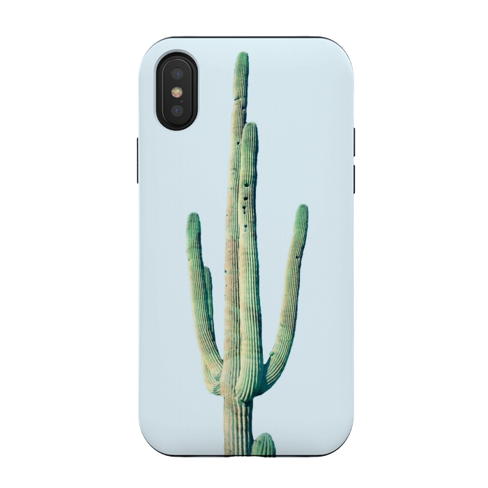 iPhone Xs / X StrongFit Loner Cactus by Uma Prabhakar Gokhale