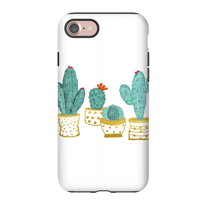 iPhone 7 StrongFit Cactus Garden V2 by Uma Prabhakar Gokhale