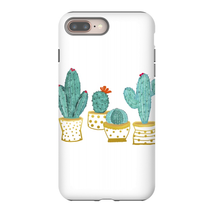 iPhone 7 plus StrongFit Cactus Garden V2 by Uma Prabhakar Gokhale