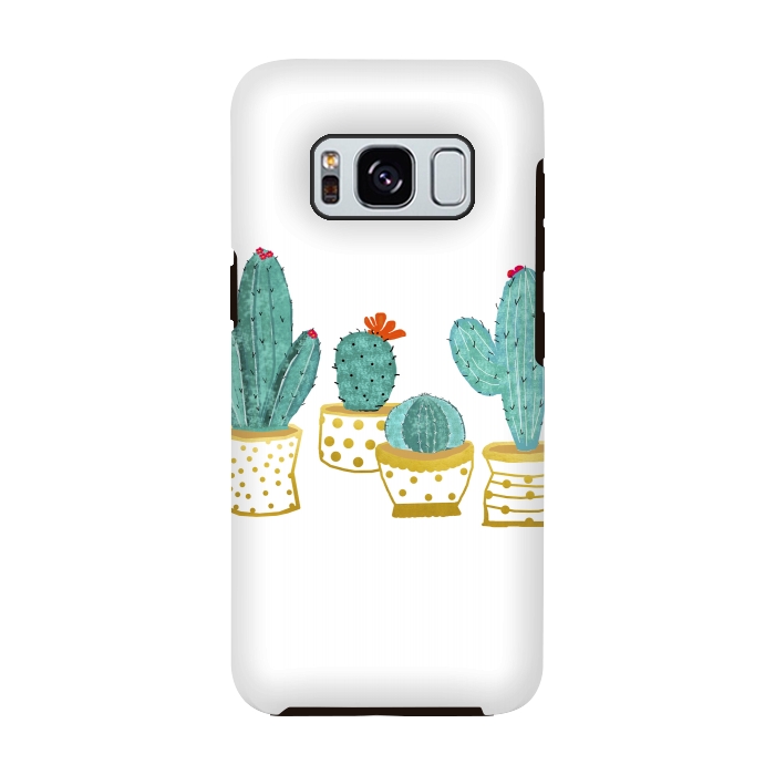 Galaxy S8 StrongFit Cactus Garden V2 by Uma Prabhakar Gokhale