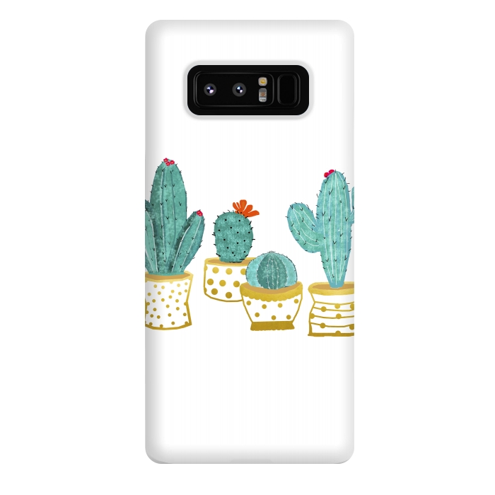 Galaxy Note 8 StrongFit Cactus Garden V2 by Uma Prabhakar Gokhale