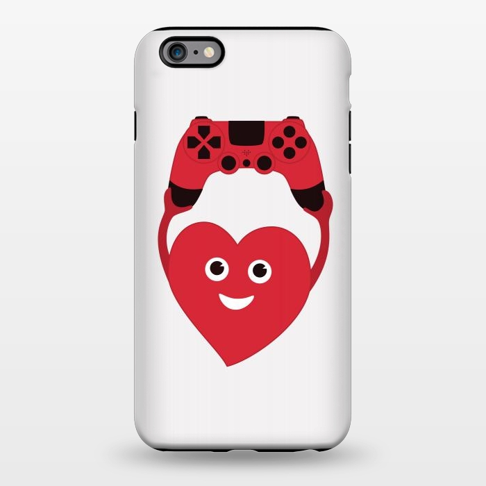 iPhone 6/6s plus StrongFit Cute Geek Gamer Heart by Boriana Giormova