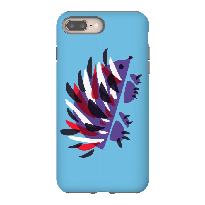 iPhone 7 plus StrongFit Abstract Colorful Hedgehog by Boriana Giormova