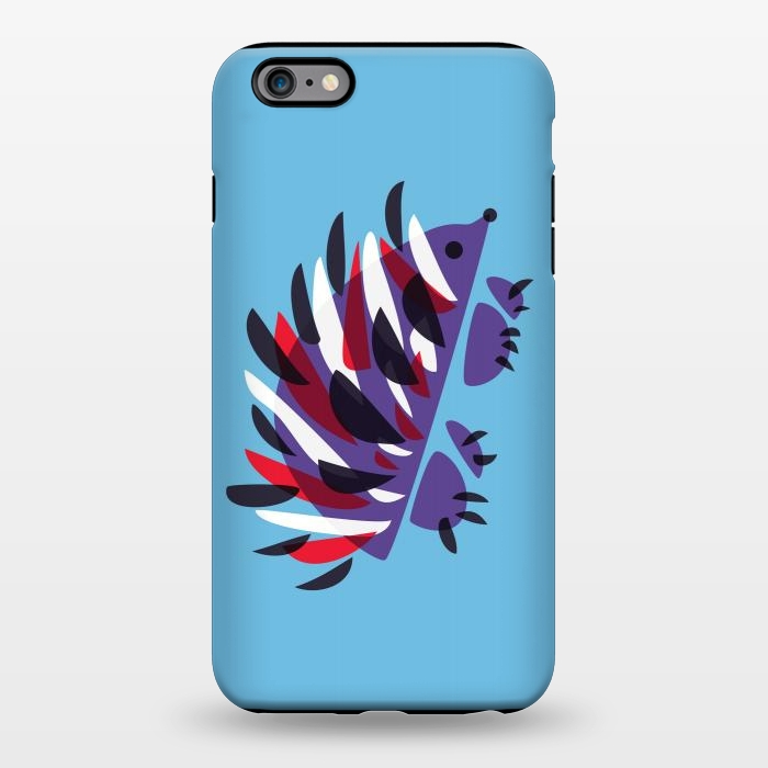 iPhone 6/6s plus StrongFit Abstract Colorful Hedgehog by Boriana Giormova