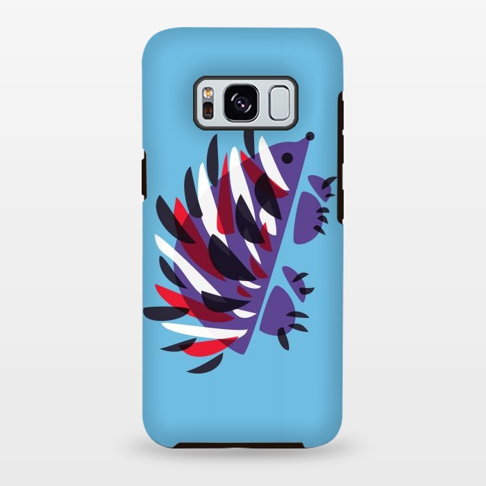 Galaxy S8 plus StrongFit Abstract Colorful Hedgehog by Boriana Giormova