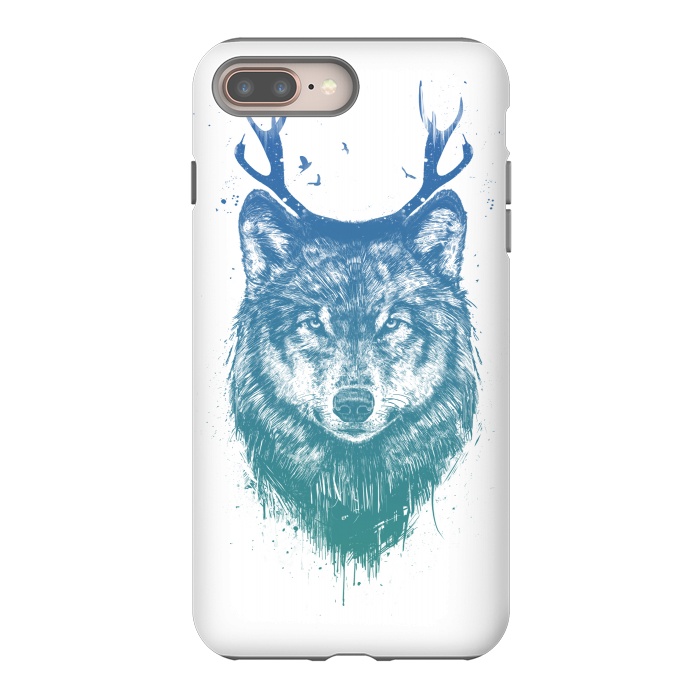 iPhone 7 plus StrongFit Deer wolf by Balazs Solti