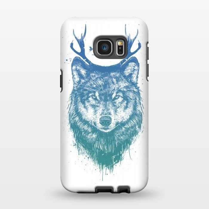 Galaxy S7 EDGE StrongFit Deer wolf by Balazs Solti