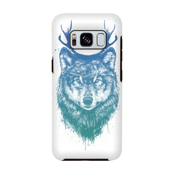 Galaxy S8 StrongFit Deer wolf by Balazs Solti