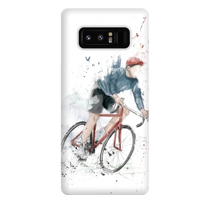 Galaxy Note 8 StrongFit I want to ride my bicycle by Balazs Solti