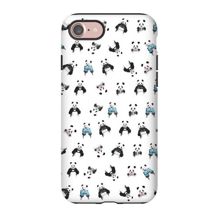 iPhone 7 StrongFit Panda pattern by Balazs Solti