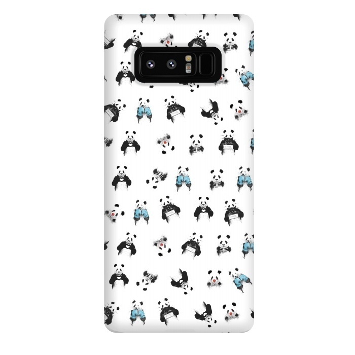 Galaxy Note 8 StrongFit Panda pattern by Balazs Solti