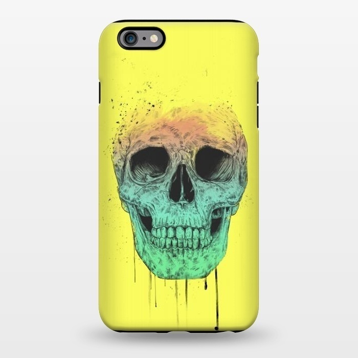 iPhone 6/6s plus StrongFit Pop art skull by Balazs Solti