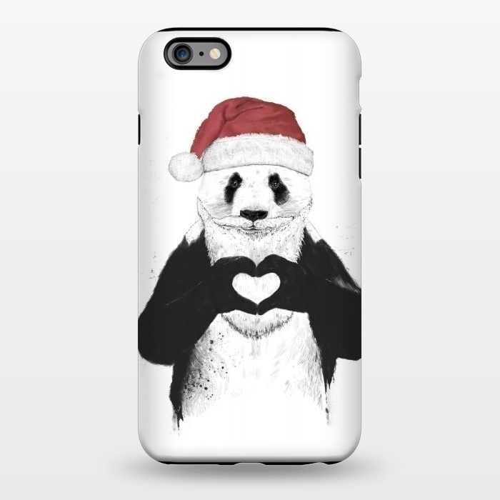iPhone 6/6s plus StrongFit Santa panda by Balazs Solti