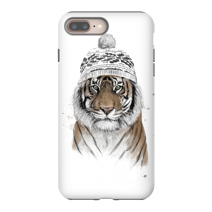 iPhone 7 plus StrongFit Siberian tiger by Balazs Solti