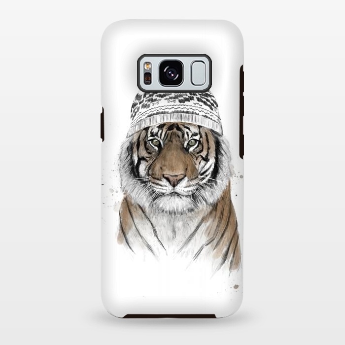 Galaxy S8 plus StrongFit Siberian tiger by Balazs Solti