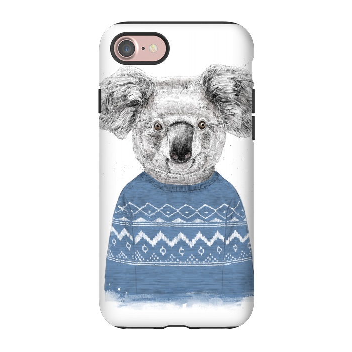 iPhone 7 StrongFit Winter koala by Balazs Solti