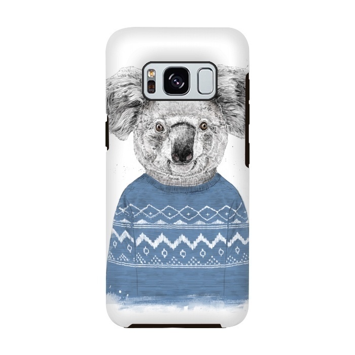 Galaxy S8 StrongFit Winter koala by Balazs Solti