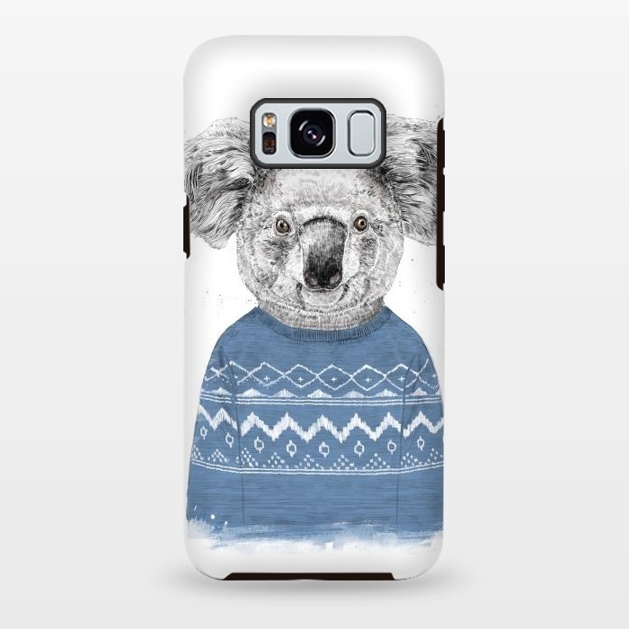 Galaxy S8 plus StrongFit Winter koala by Balazs Solti