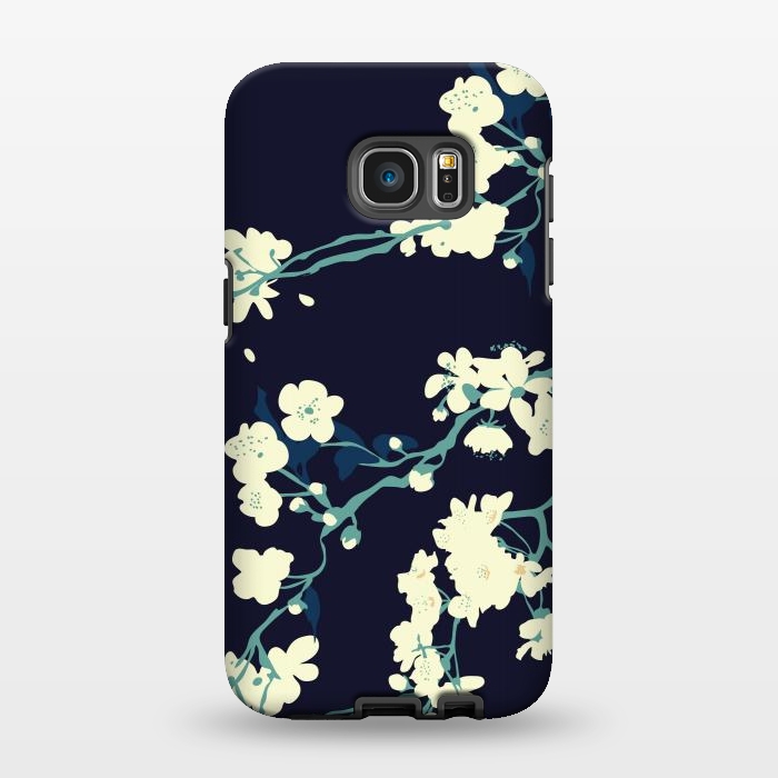 Galaxy S7 EDGE StrongFit Cherry Blossoms by Zoe Charlotte