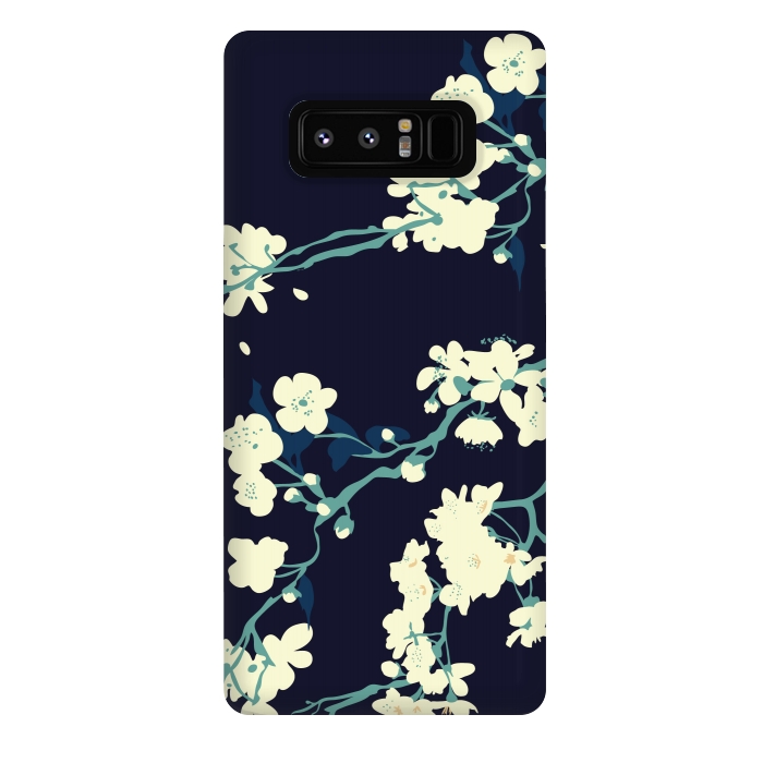 Galaxy Note 8 StrongFit Cherry Blossoms by Zoe Charlotte