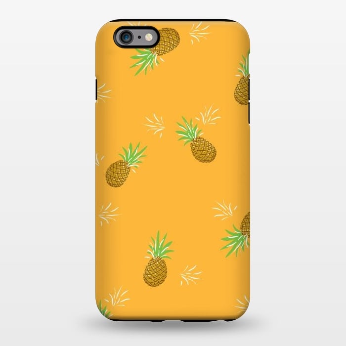 iPhone 6/6s plus StrongFit Pineapples in Mango by Zoe Charlotte