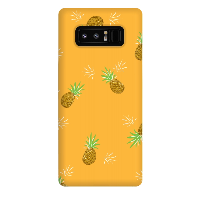 Galaxy Note 8 StrongFit Pineapples in Mango by Zoe Charlotte