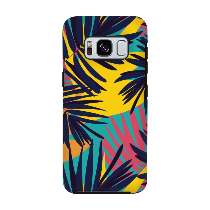 Galaxy S8 StrongFit Tropical Jungle by Zoe Charlotte