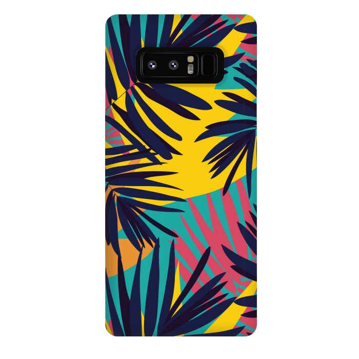 Galaxy Note 8 StrongFit Tropical Jungle by Zoe Charlotte