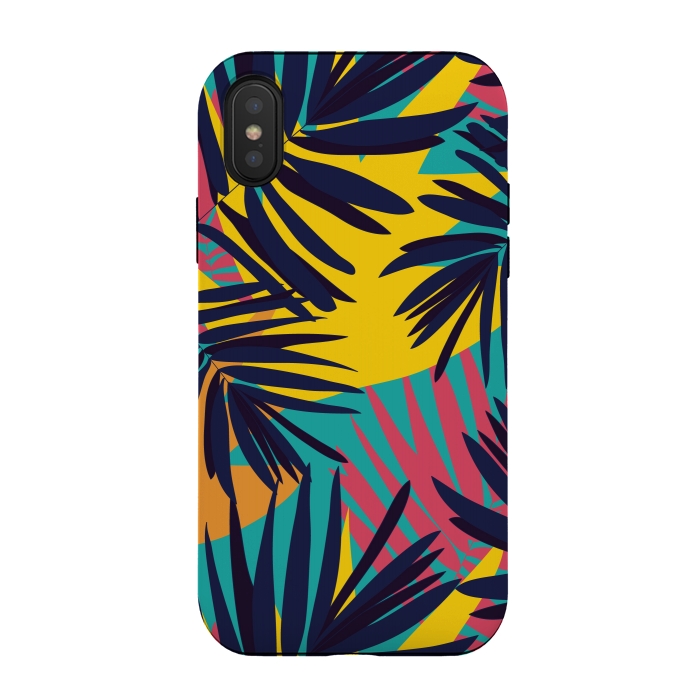 iPhone Xs / X StrongFit Tropical Jungle by Zoe Charlotte