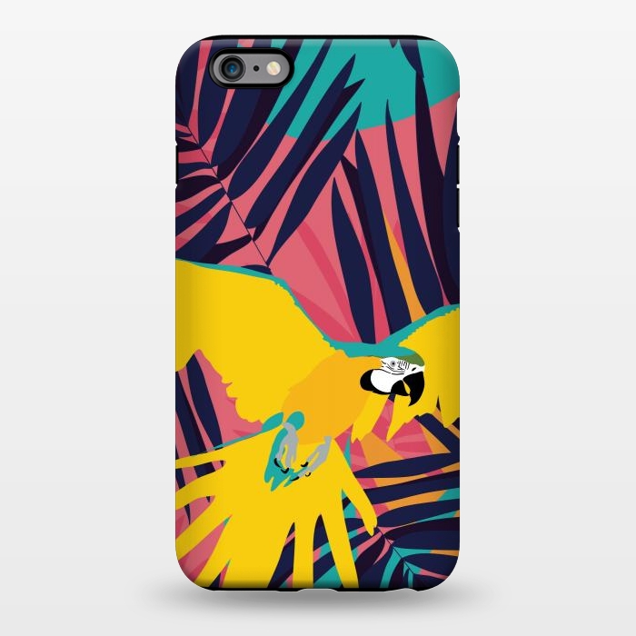 iPhone 6/6s plus StrongFit Tropical Macaw by Zoe Charlotte